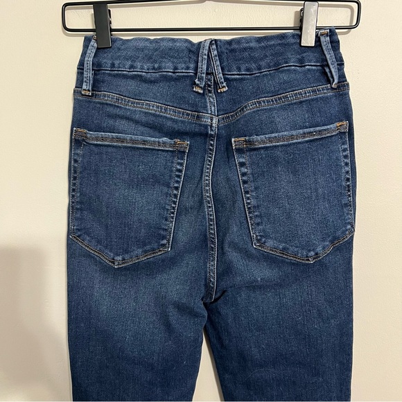 Good American Good Curve High Rise Skinny Jeans Dark Wash size 2 - Picture 5 of 7